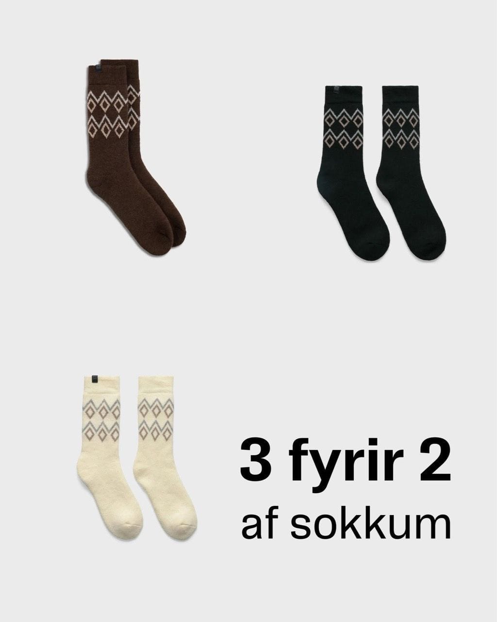 66° Norður 3 fyrir 2 sokkatilboð