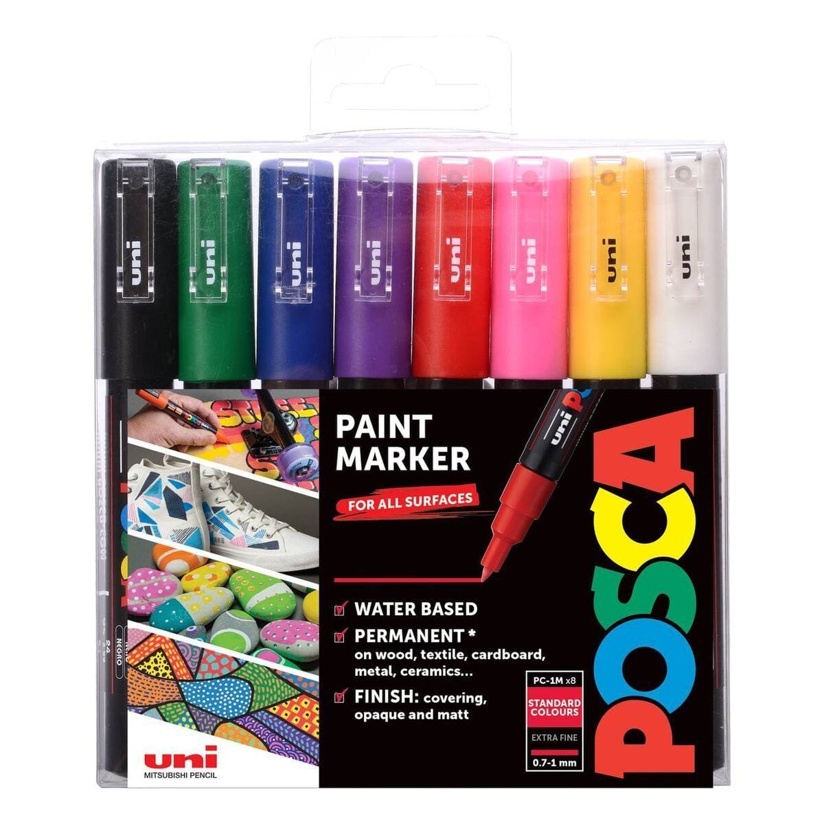 A4 Posca 1M byrjunarsett