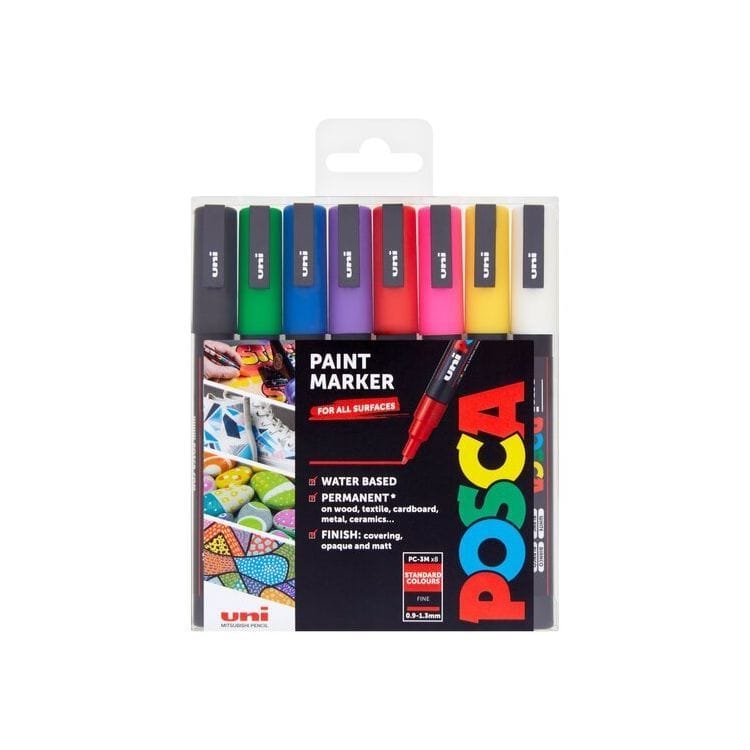 A4 Posca 3M byrjunarsett