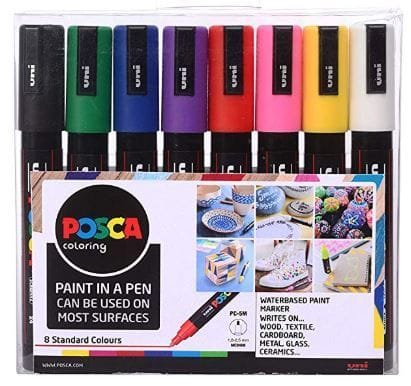 A4 Posca 5M byrjunarsett