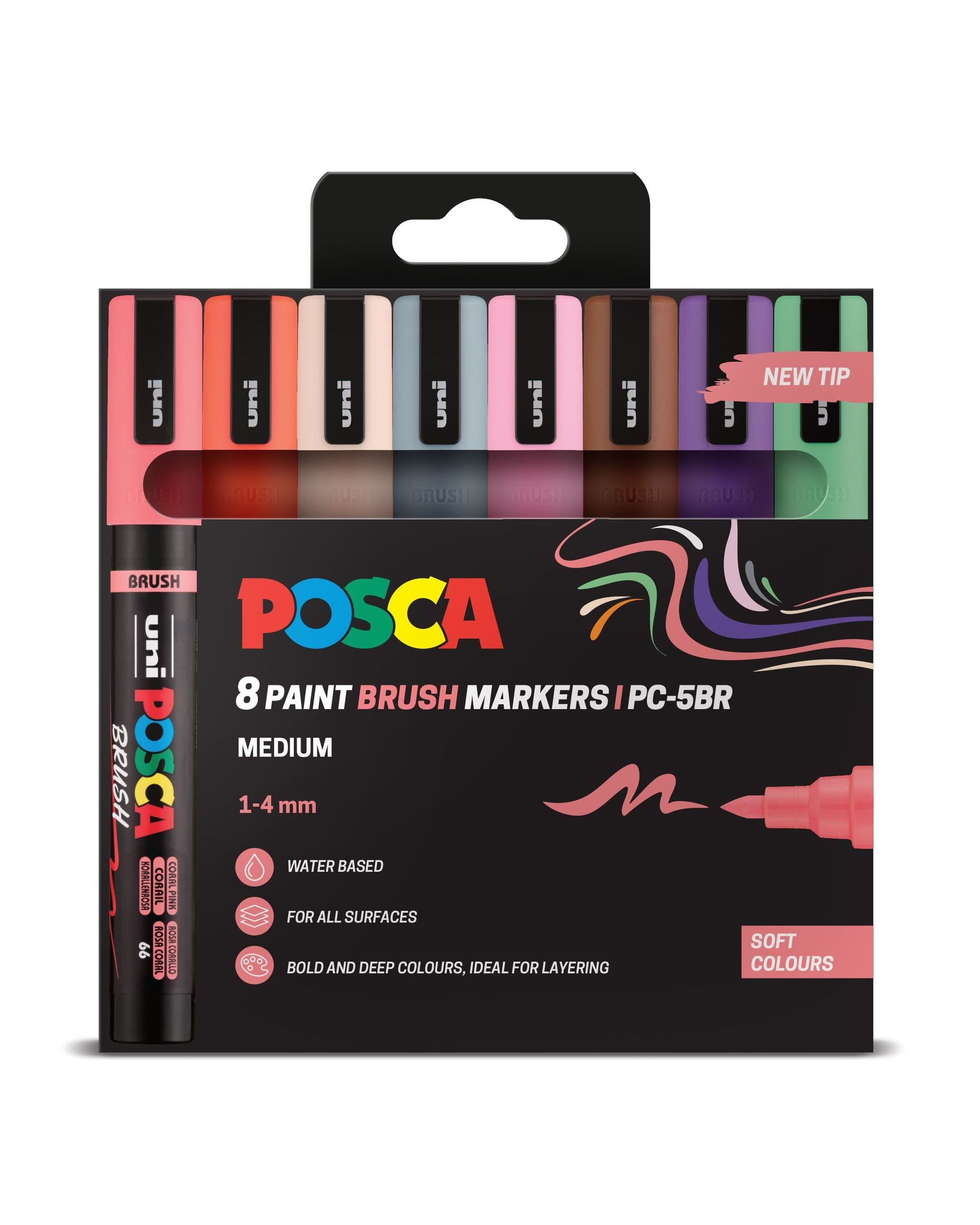 A4 Posca BRUSH PC 5BRM