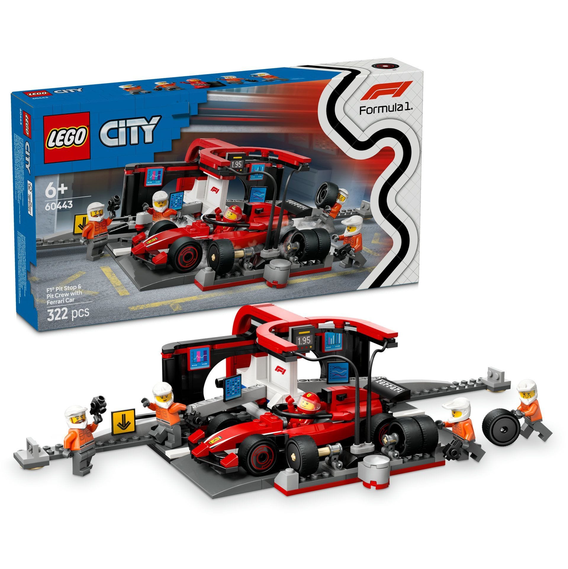 Kubbabúðin F1 Ferrari í viðgerðarstoppi