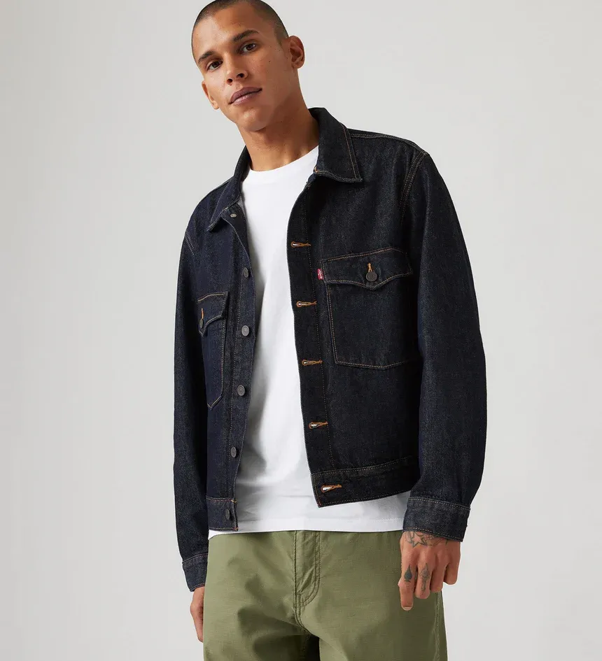 Levi's dökkblár gallajakki