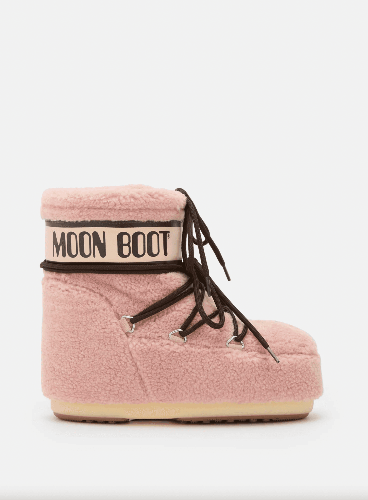 Moon Boot Icon Pink Fleece - Low