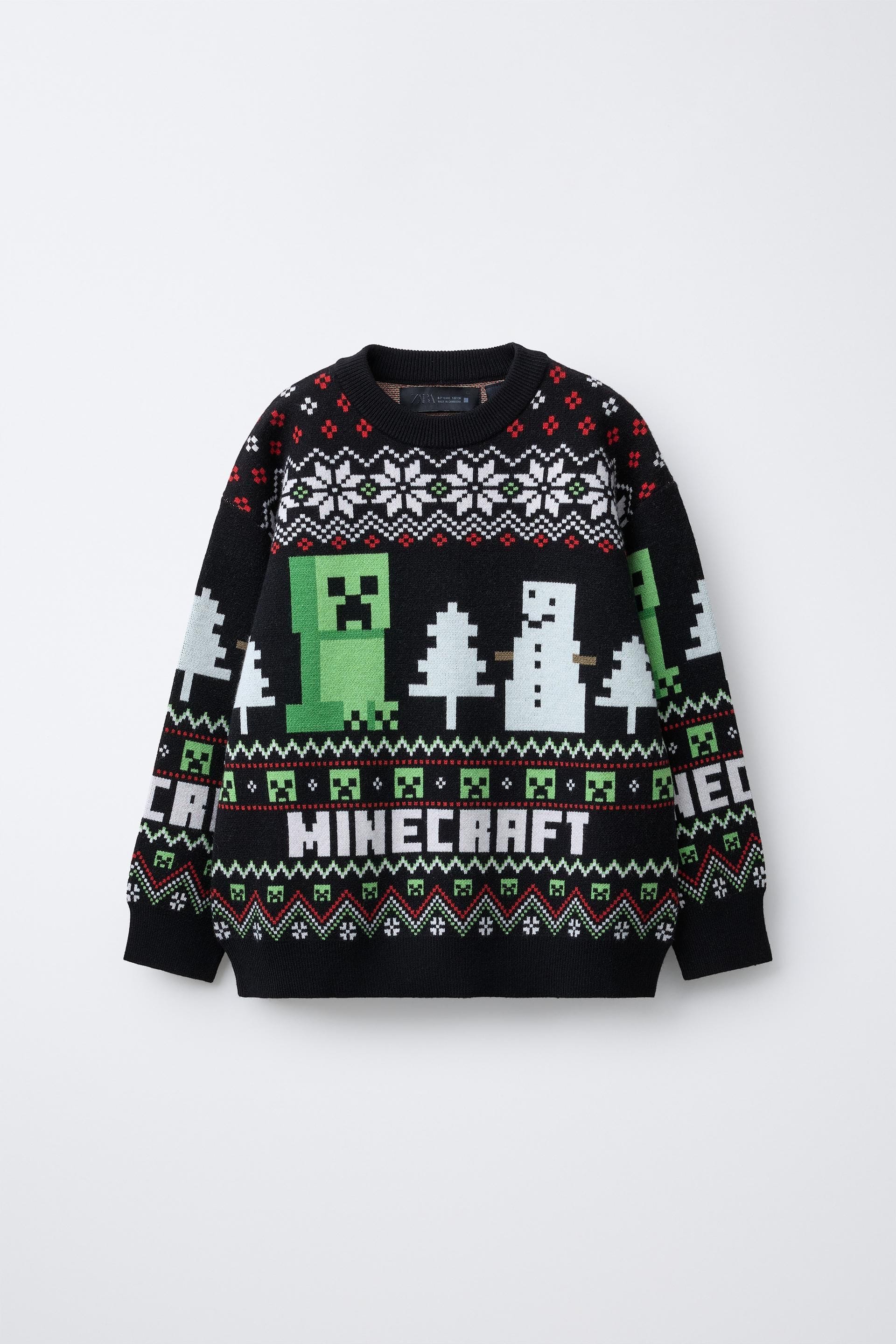 Minecraft jólapeysa